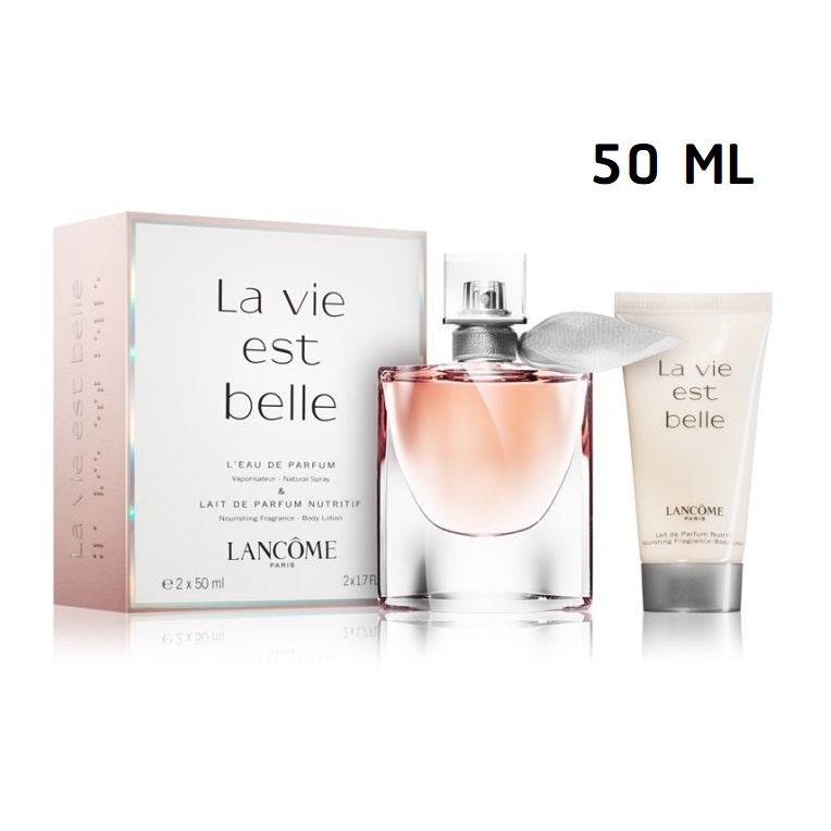 Set Lancome La Vie Est Belle EDP 50 ML + Lotion 50 ML กล่องซีล