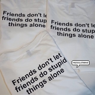 "Friends" เสื้อยืดสกรีน สวมใส่สบาย