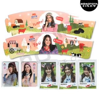 Ma ma milk land BNK48 Cup sleeve magnet fake polariod | แม็คเน็ต [ มินมิน จีจี้ มิวสิค ตาหวาน ผักขม แบมบู มิวนิค]