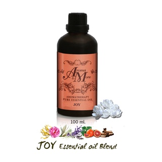 Aroma&amp;More JOY Essential oil 100% Blend นำมันหอมระเหยสูตรผสมจากดอกไม้ 5 ชนิด ที่ปรุงมาเพื่อให้คุณหลงรักโดยเฉพาะ 100ML