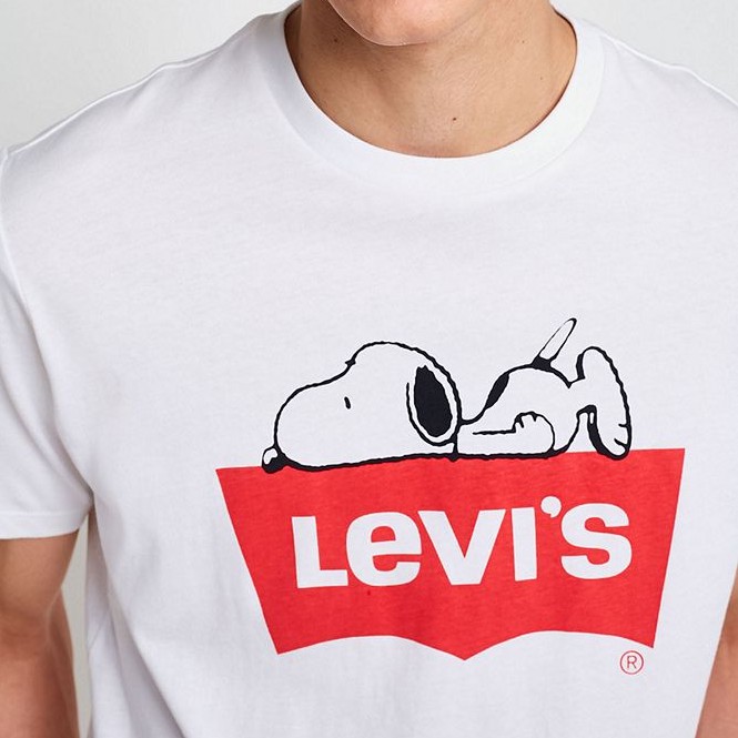 แฟชั่น Levi’s Batwing Snoopy เสื้อยืด [SL-001]