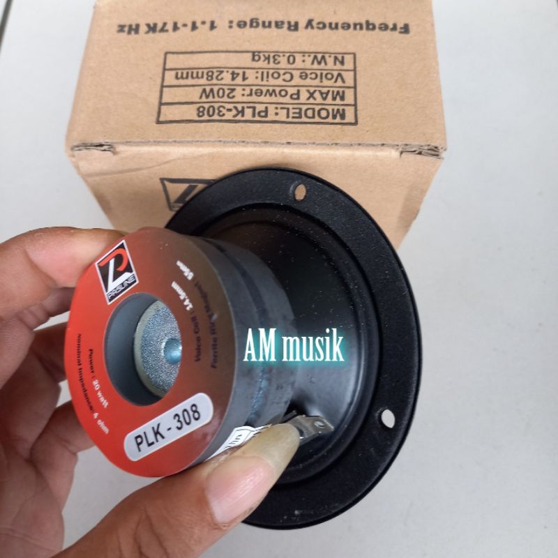 KAROUKE PASLINE 3 INCH TWEETER SPEAKER PLK-308 ต้นฉบับ