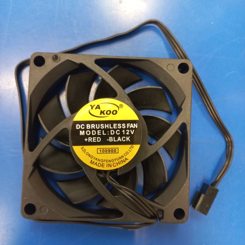 Cooling Fan 7cm 3Pin พัดลมระบายอากาศ 12V 7เซ็นติเมตร
