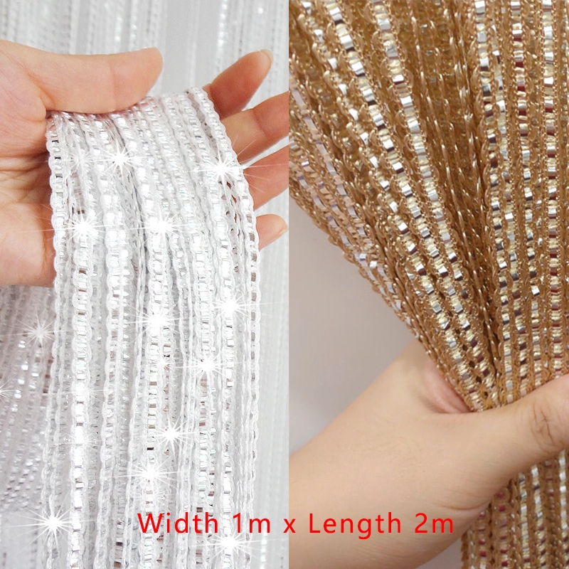 กว้าง 1M x 2M ยาวหนาสายประตูม่านสาย S ห้องผ้าม่านแยกแผง