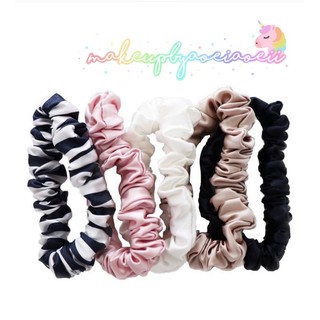 (ส่งฟรี💗) ยางมัดผม Slip silk Midi scrunchie Mixed ขนาดกลาง (แบ่งขาย) 💕💗🌈