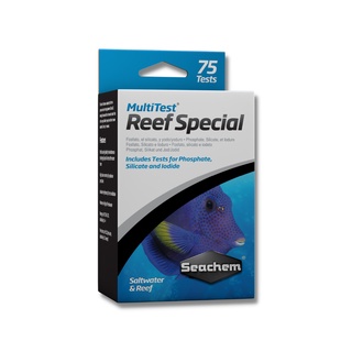 Seachem MultiTest™ Reef Special - รวมชุดวัดค่า ฟอสเฟตซิลิเกตและไอโอดีน / ไอโอไดด์ สำหรับตู้ปลาทะเล