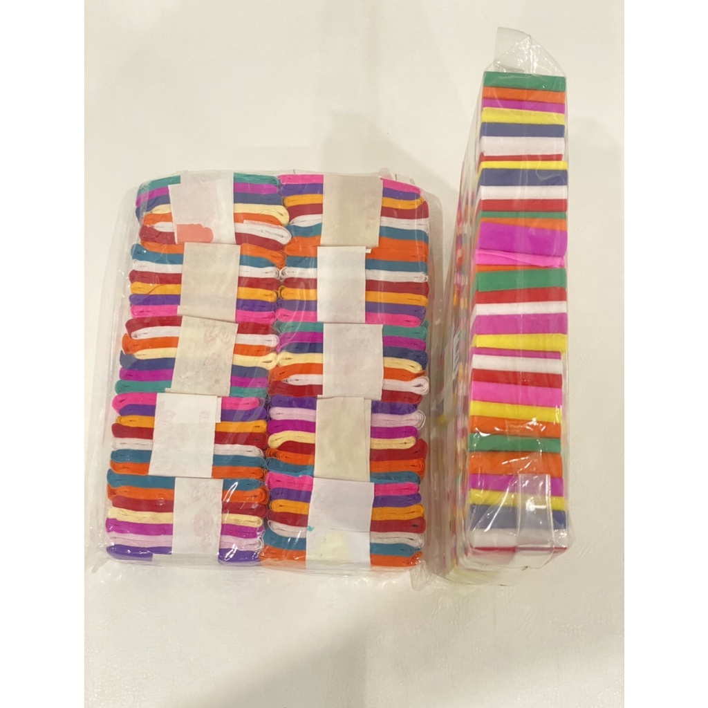 กระดาษสายรุ้ง สายรุ้งตกแต่งงานบวช สายรุ้ง 7 สี ตกแต่งสถานที่(ราคาต่อแพ็ก) - รูปที่ 5