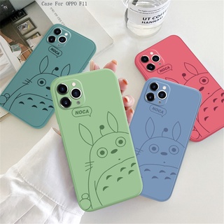 OPPO F9 F11 Pro F1S A59 Find X3 สำหรับ Case Cartoon Totoro เคส เคสโทรศัพท์ เคสมือถือ