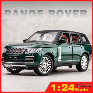 Klt โมเดลรถยนต์ อัลลอย 1:24 Land Rover Range Rover Diecast ของเล่นสําหรับเด็กผู้ชาย ของขวัญวันเกิด