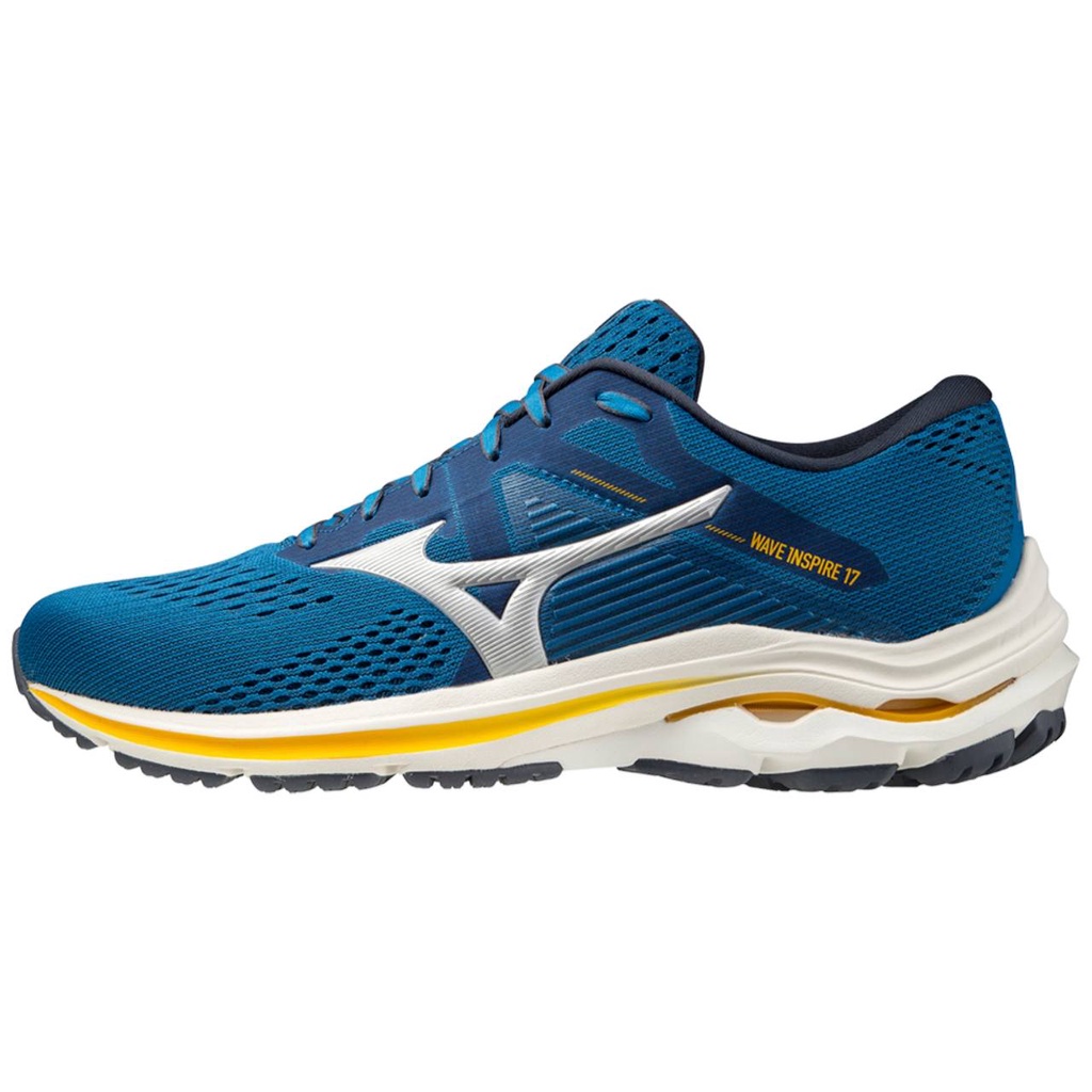 มิซูโน่ รองเท้าวิ่งหน้าเท้ากว้าง Mizuno WAVE INSPIRE 17 Wide ForefootRUNNING SHOES  ของแท้ 100% “REA