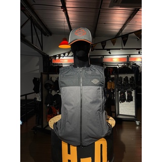 เสื้อแขนกุด HARLEY-DAVIDSON Bagger Textile Riding Vest with Backpack