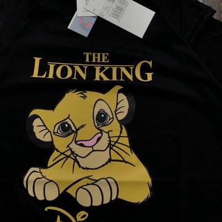 ZARA มาแล้ว... เสื้อยืด ลาย The Lion King Fulltag และฉลาก สีดํา