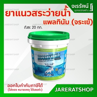 จระเข้ แพลทินัม ยาแนวสระว่ายน้ำ สีขาวไข่มุก 20 กก. ( ถัง ) - ยาแนว กระเบื้อง สระว่ายน้ำ สปา ซาวน่า สระน้ำ ยาแนวแพลทินัม