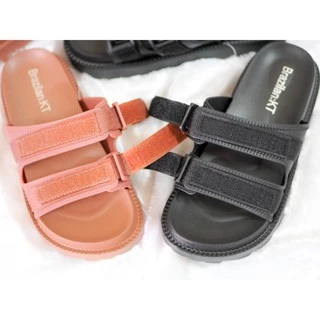 (พร้อมส่งจากไทย) แตะสวม​ Brazilan:KT ปรับสายได้ พื้นสูง นุ่ม //ไซส์ปกติ