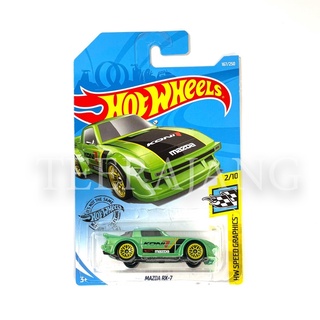 Hotwheels MAZDA RX-7 (Green Color and KONI pattern)