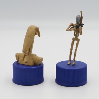 ฝาขวดน้ำ Peppsi x Starwar Battle Droid หัว และ ตัว