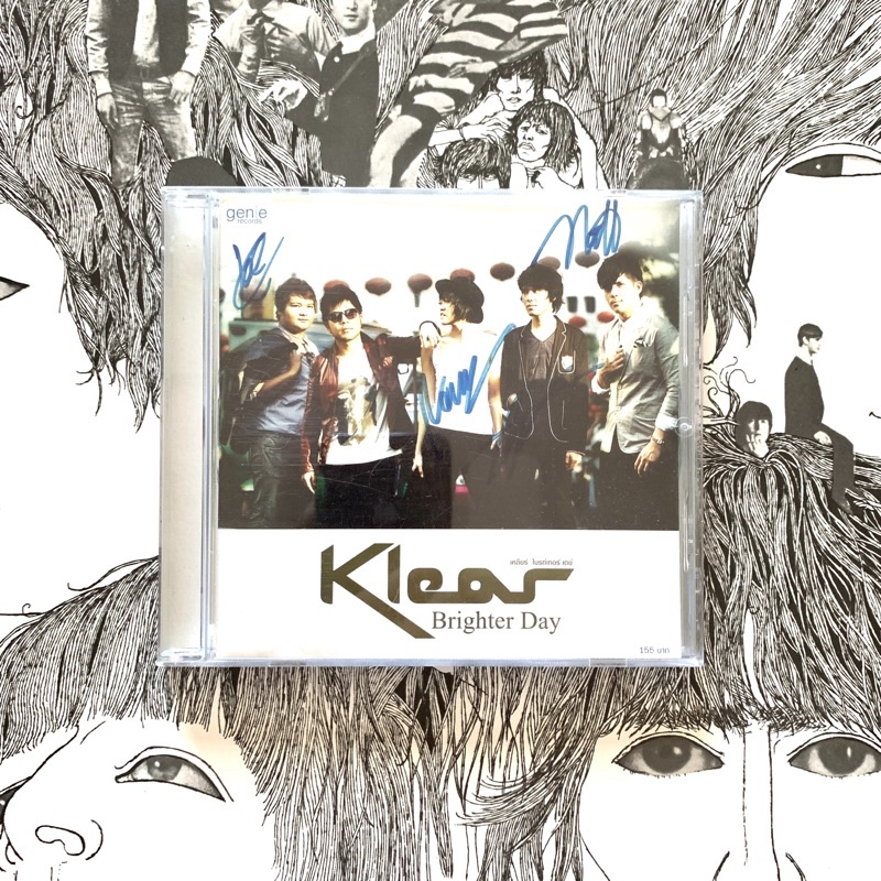 CD ซีดีเพลง Klear - Brighter Day มีลายเซ็นต์
