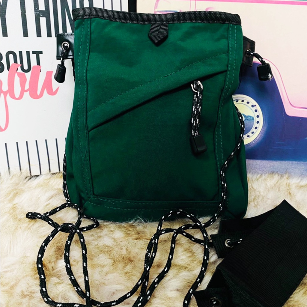 bag_1(BAG1653) H1กระเป๋าผ้าสะพายข้างสายเชือก Sacoche Bagแฟชั่น