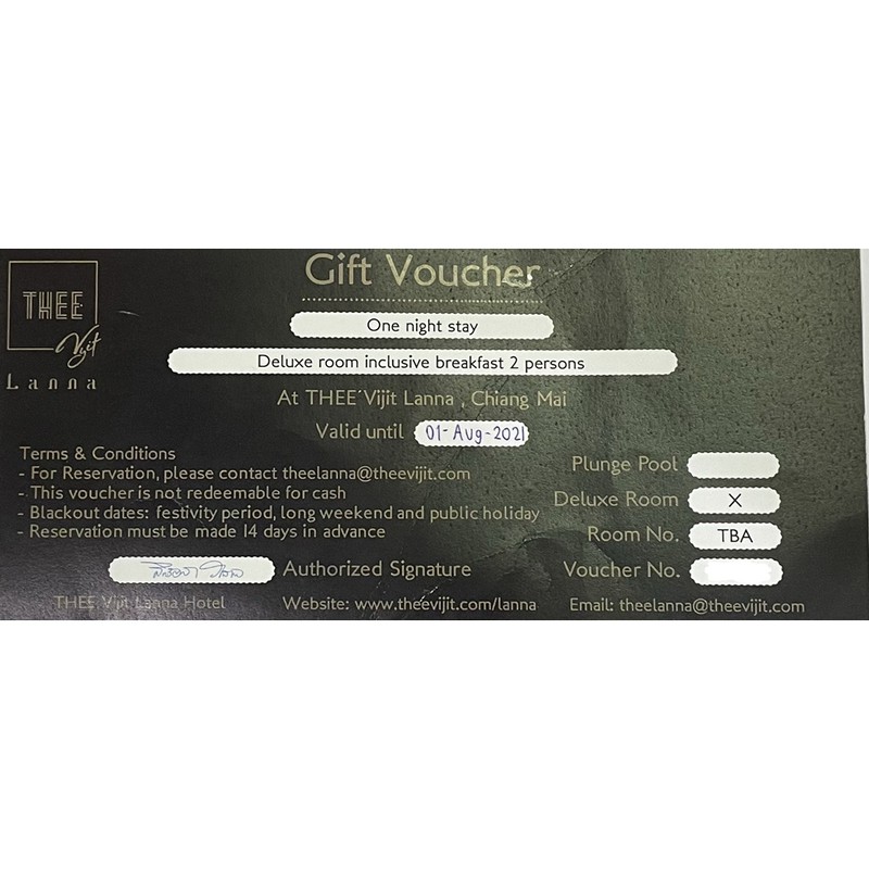 Voucher โรงแรม Thee Vijit Lanna ลดพิเศษ