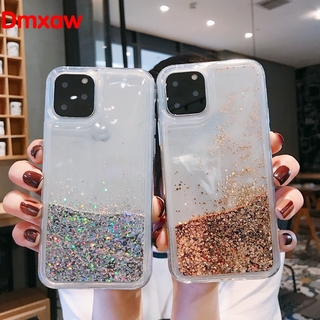 Casing For iPhone 11 Pro Xs Max XR Xs X 8 7 6s 6 Plus 5s 5 SE Phone Case Fashion Cartoon Glitter Liquid Quicksand Soft TPU Back Cover