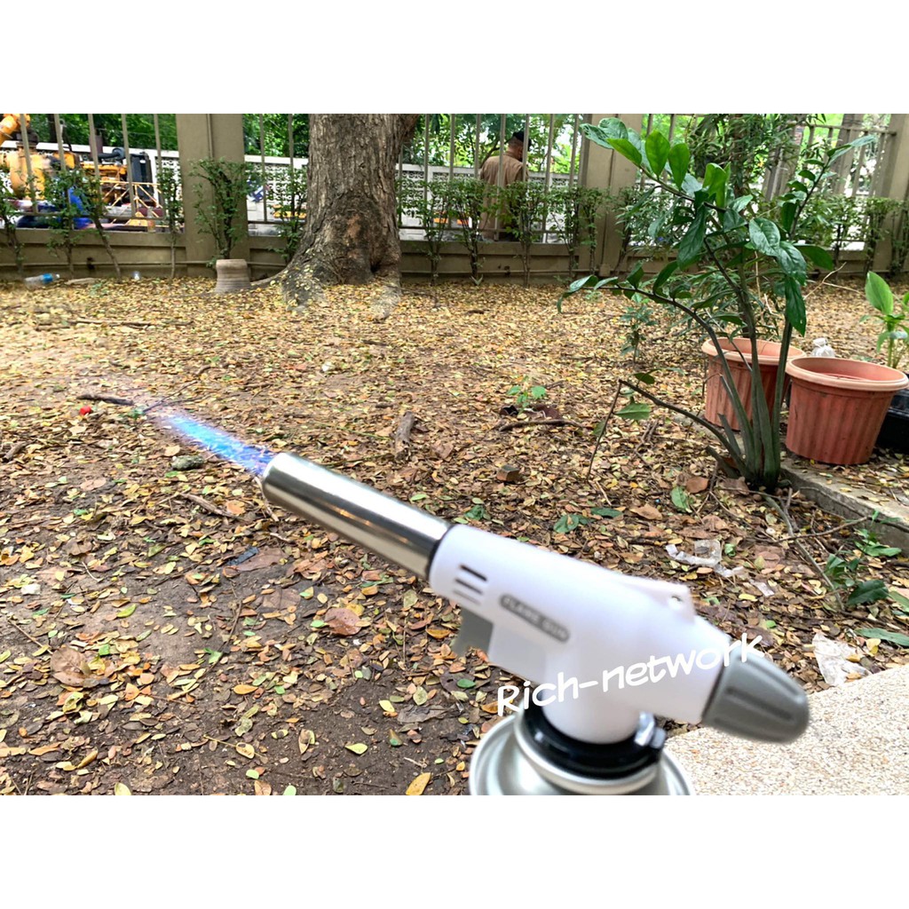 หัวพ่นไฟ Flame GUN รุ่น No.920 หัวพ่นไฟทำอาหาร หัวเป่าไฟฟู่ สำหรับต่อหัวเบรินอาหาร