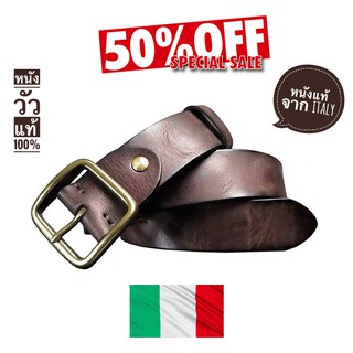 เข็มขัดหนังวัวแท้ นำเข้าจากอิตาลี Genuine Leather Belt made in Italy it-1