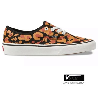 VANS AUTHENTIC LEOPARD BLACK INCA GOLD SNEAKERS สินค้ามีประกันแท้