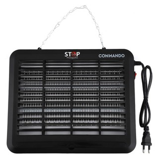 ตีแมลง  จับแมลง  ไล่แมลง เครื่องช็อตยุงเเละเเมลง COMMANDO 2 วัตต์ สีดำELECTRIC MOSQUITO TRAP COMMANDO 2W BLACK