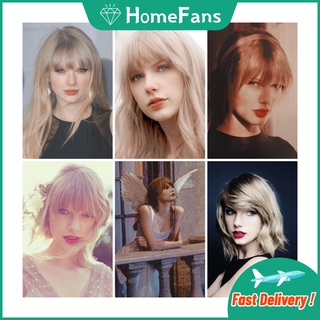 【HF】ภาพวาดปักเพชร ลายนักร้องยอดนิยม Taylor Swift 5D ขนาด 40x50 ซม. สําหรับตกแต่งบ้าน DIY