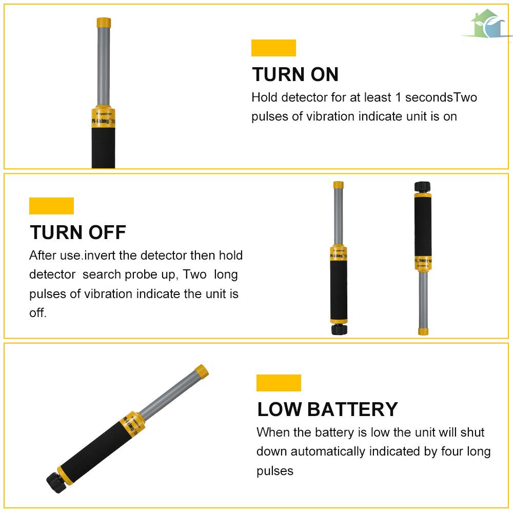 เครื่องตรวจจับโลหะ 730 Pinpointer (Pi) เครื่องตรวจจับโลหะใต้น้ํา ...