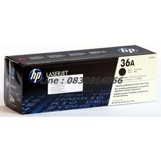 HP CB436A หมึกแท้ เครื่องพิมพ์ ปริ้นเตอร์ LaserJet P1505 / P1505n / M1120 / M1120n / M1522nf / M1522n / 36a