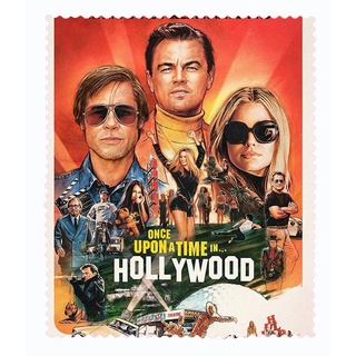 สั่งทำ ผ้าเช็ดแว่นตา ผ้าเช็ดแว่น ผ้าเช็ดเลนส์ ผ้าเช็ดจอ หนัง Once Upon A Time in Hollywood กาลครั้งหนึ่งใน...ฮอลลีวู้ด