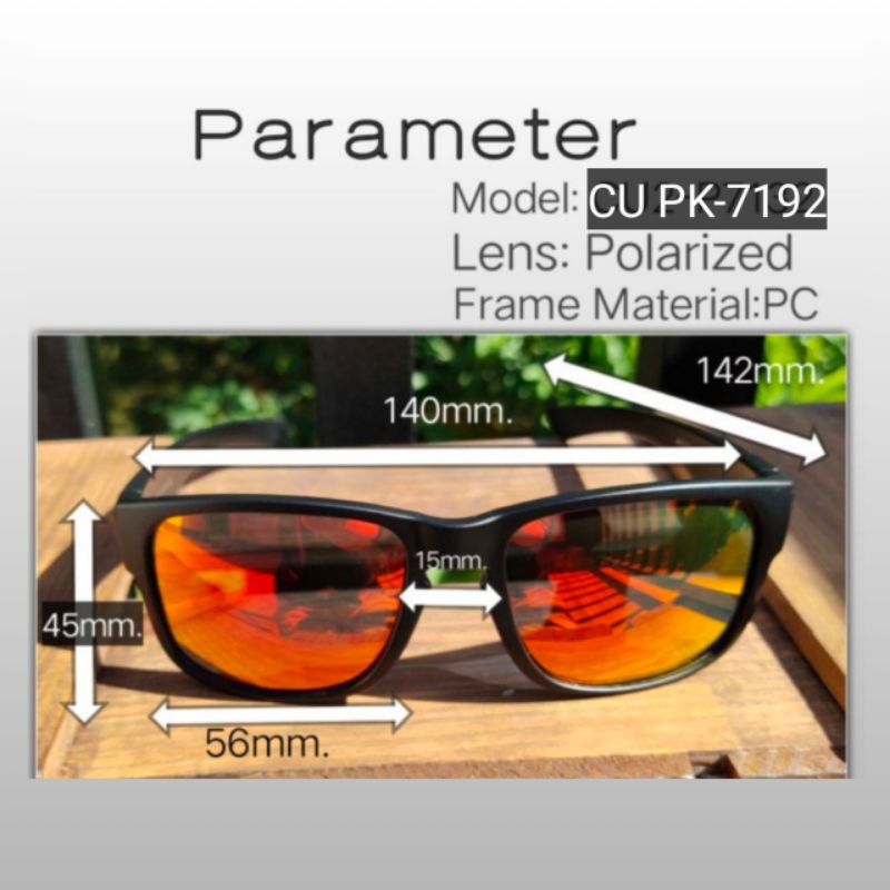 CU2 7192 แว่นตากันแดด Polarized Lens ทรงsport แว่นกันแดด - รูปที่ 6
