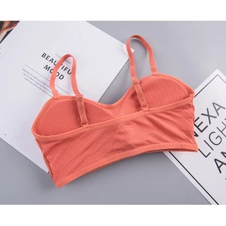 #068 มาใหม่🔥🔥 ชุดชั้นในเซ็กซี่ มีหลายสีให้เลือก ใหม่การออกแบบผ้าด้าย sport bra สายรัดที่สามารถปรับได้ COK