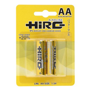 ถ่านอัลคาไลน์ AA HIRO 632210101 ALKALINE BATTERY HIRO AA 632210101