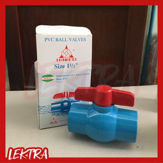 Thaifeng บอลวาล์วพีวีซี ขนาด 1 1/2" (PVC Ball Valves)