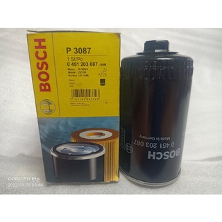 ไส้กรองน้ำมันเครื่อง  BOSCH (แท้)  สำหรับรถ VOLVO  740 / 940