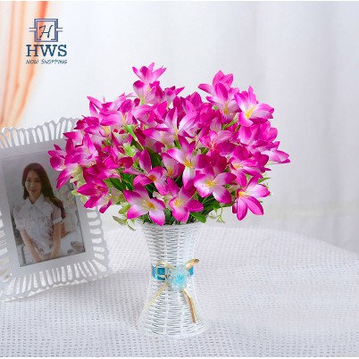 Fake Rose Flower Floral Wedding Bouquet Party Home Deco