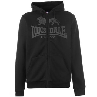 Lonsdale Zip Hoodie Mens