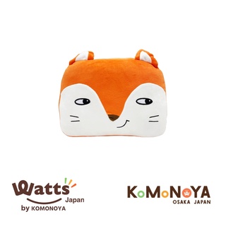 KOMONOYA หมอนตุ๊กตาสุนัขจิ้งจอก (สีส้ม)