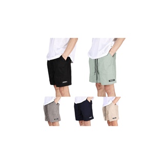 โปรโมชั่น : กางเกงขาสั้นผู้ชาย เอวยางยืด 5 สีใส่สบาย สไตล์มินิมอล🇹🇭