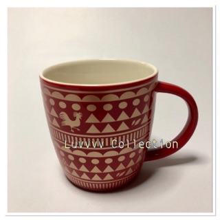 Starbucks LNY Rooster Pattern Thailand Mug 12oz 2017