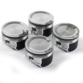 4 pcs new Engine Pistons / Pins STD 81mm For VW Passat Jetta Beetle Golf GTI 4 MKIV MK4 Audi A4 Quattro 1.8T 1.8L Turbo