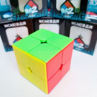 🔥Rubik Moyu Meilong 2×2×2 รูบิค รูบิก ลื่น!!! Stickeless / แกนดำ