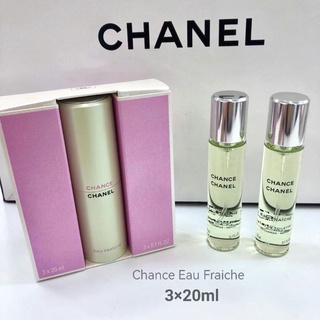 กล่อง​ซีล​ CHANEL CHANCE EAU FRAICHE TWIST AND SPRAY 3×20ml