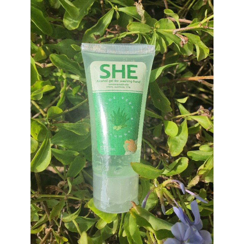 เจลล้างมือ เจลแอลกอฮอล์ แอลกอฮอล์ล้างมือ ราคาถูก 45ml SHE COSMETICS กลิ่นหอม ผสมสารสกัดธรรมชาติ ขนาด