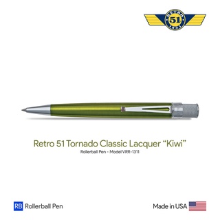 Retro 51 Tornado "Kiwi" Classic Lacquer Rollerball Pen - ปากกาโรลเลอร์บอลล์เรโทร 51 ทอร์นาโด