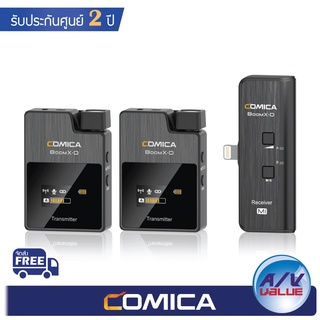 Comica Audio BoomX-D MI2 - Ultracompact 2-Person Digital Wireless Microphone System for iOS Smartphones (2.4 GHz)