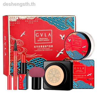 GVLA makeup set เซทนกเรียนแดง เซท5ชิ้น สุดคุ้ม ชุด Box set ที่ทุกคนรอคอย งานหรู