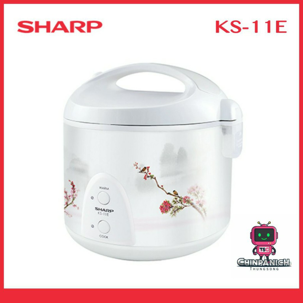 หม้อหุงข้าว SHARP รุ่น KS-11E คละลาย